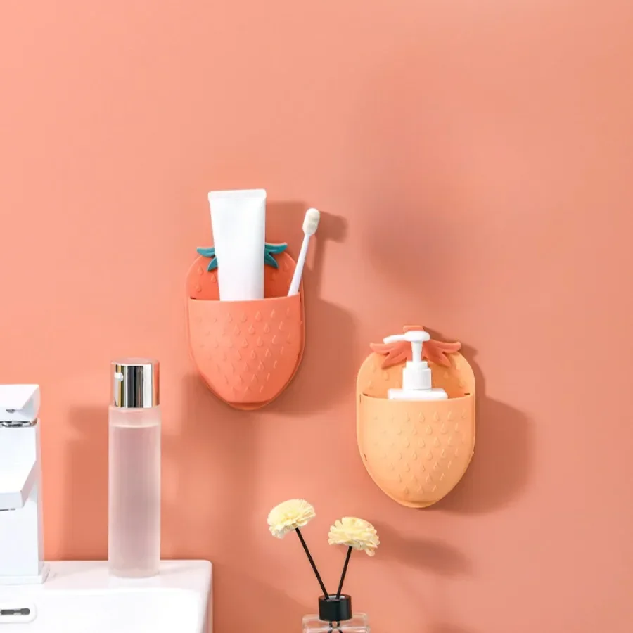 

Kitchen Wall Mounted Organize Box Home Remote Control Storage Boxs Toiletries Storage Supplies Entrance Key Storages Basket