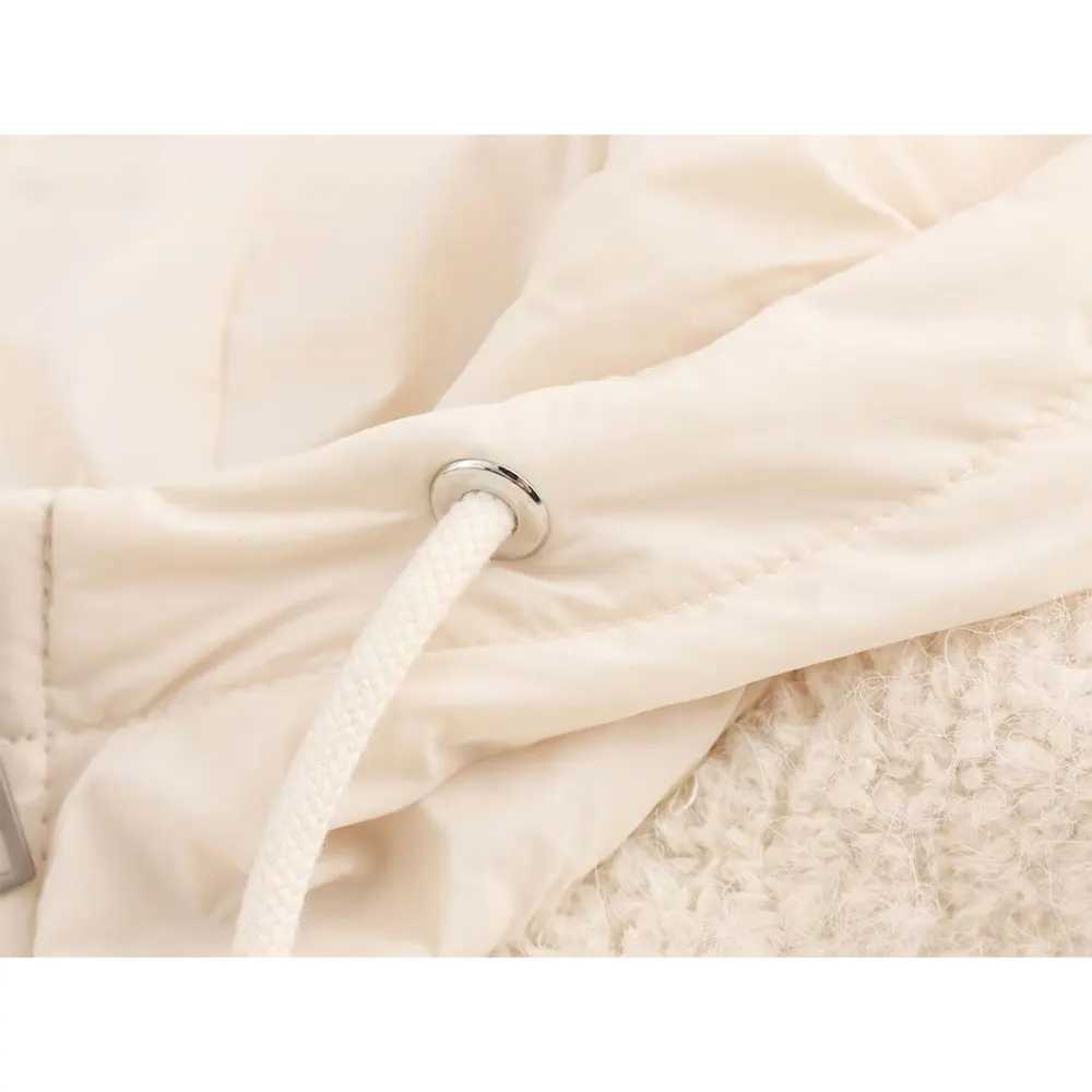 Willshela-Conjunto de 2 piezas para mujer, Sudadera con capucha y pantalones cortos sin mangas de Cachemira de oveja para primavera/otoño, trajes informales elegantes para mujer