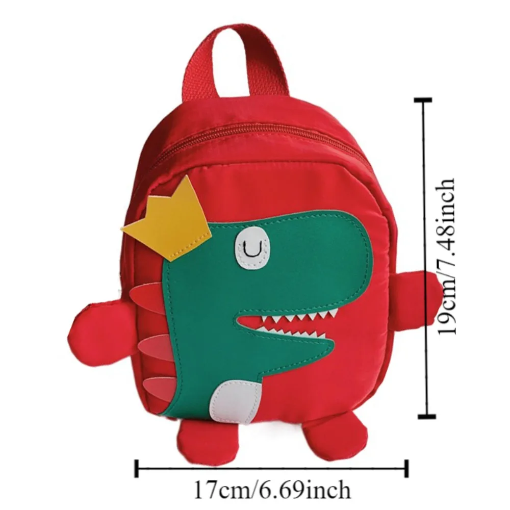 Mochila de dinosaurio para chico al aire libre, mochila ligera resistente al desgaste para niños pequeños, bolso de hombro, mochila para bebé de dibujos animados para niñas