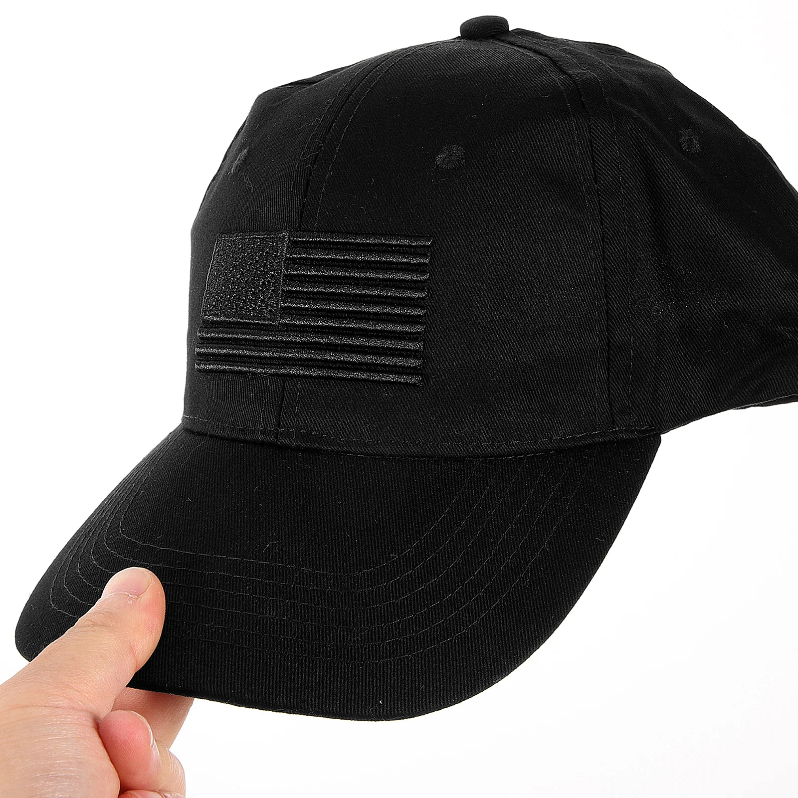

American Flag Baseball Cap Black USA Hat Mens Caps Outdoor Sports Breathable Cotton Sunshade Hats For Men Visor