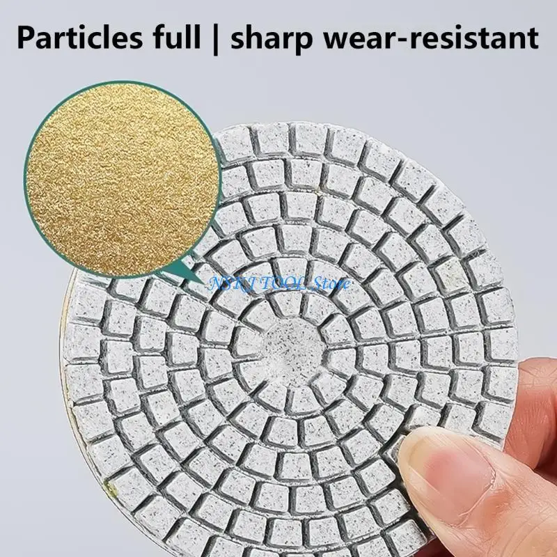 

L8RC Pack из 10 бриллиантовых полировочных подушечных наборов наборы мокрой/сухой польской наборы для тренировки