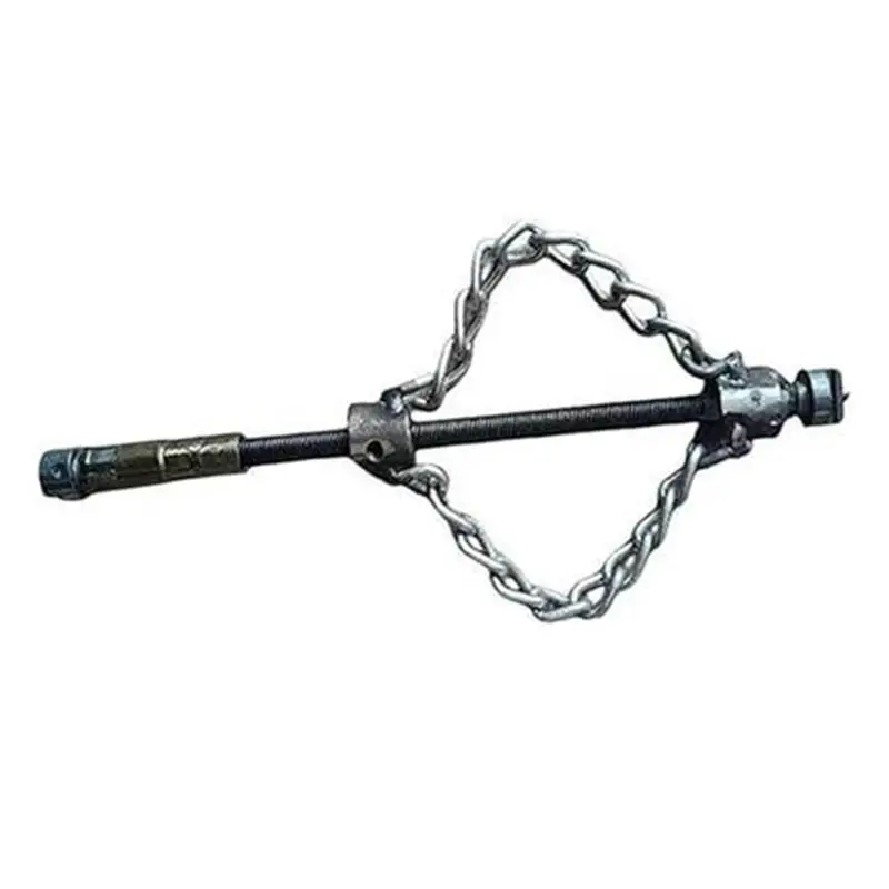 

R9UF Устойчивая к коррозии сантехническая скребковая цепь Эргономичный дизайн для простоты обслуживания труб