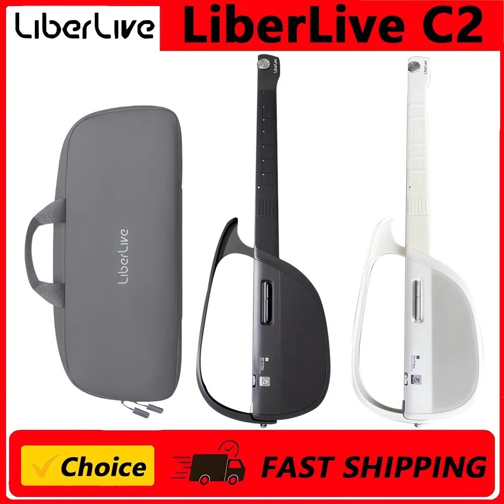 

Беструнная гитара LiberLiveC2 объединяет интеллектуальную электрогиту с автоматической передачей пения.