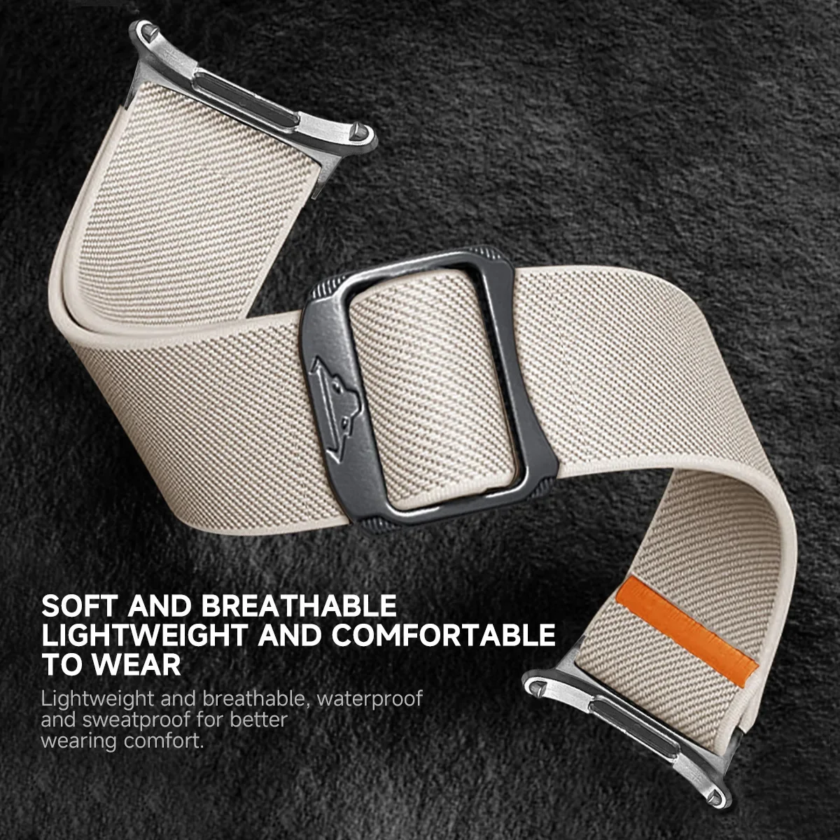 Cinturino in nylon per Samsung Galaxy Watch Ultra 47mm cinturino sportivo elastico per orologio da polso Correa per Galaxy Watch 7 Ultra Band