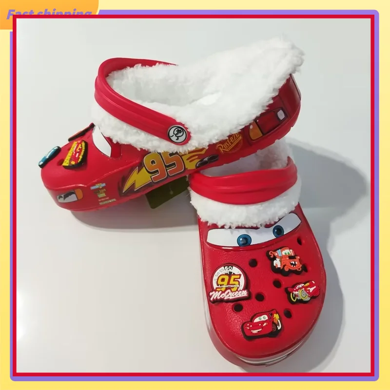 

Mcqueen 95 Men'S Plush Slippers Warm Winter Home Shoes Soft Cozy Tread Autumn Winter Fashionable Neutral Comfortable Slippers