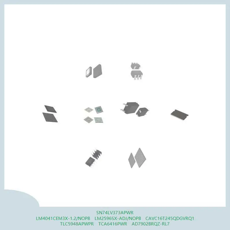 

SN74LV373APWR LM4041CEM3X-1.2/NOPB LM2596SX-ADJ/NOPB CAVC16T245QDGVRQ1 TLC5948APWPR TCA6416PWR AD7902BRQZ-RL7