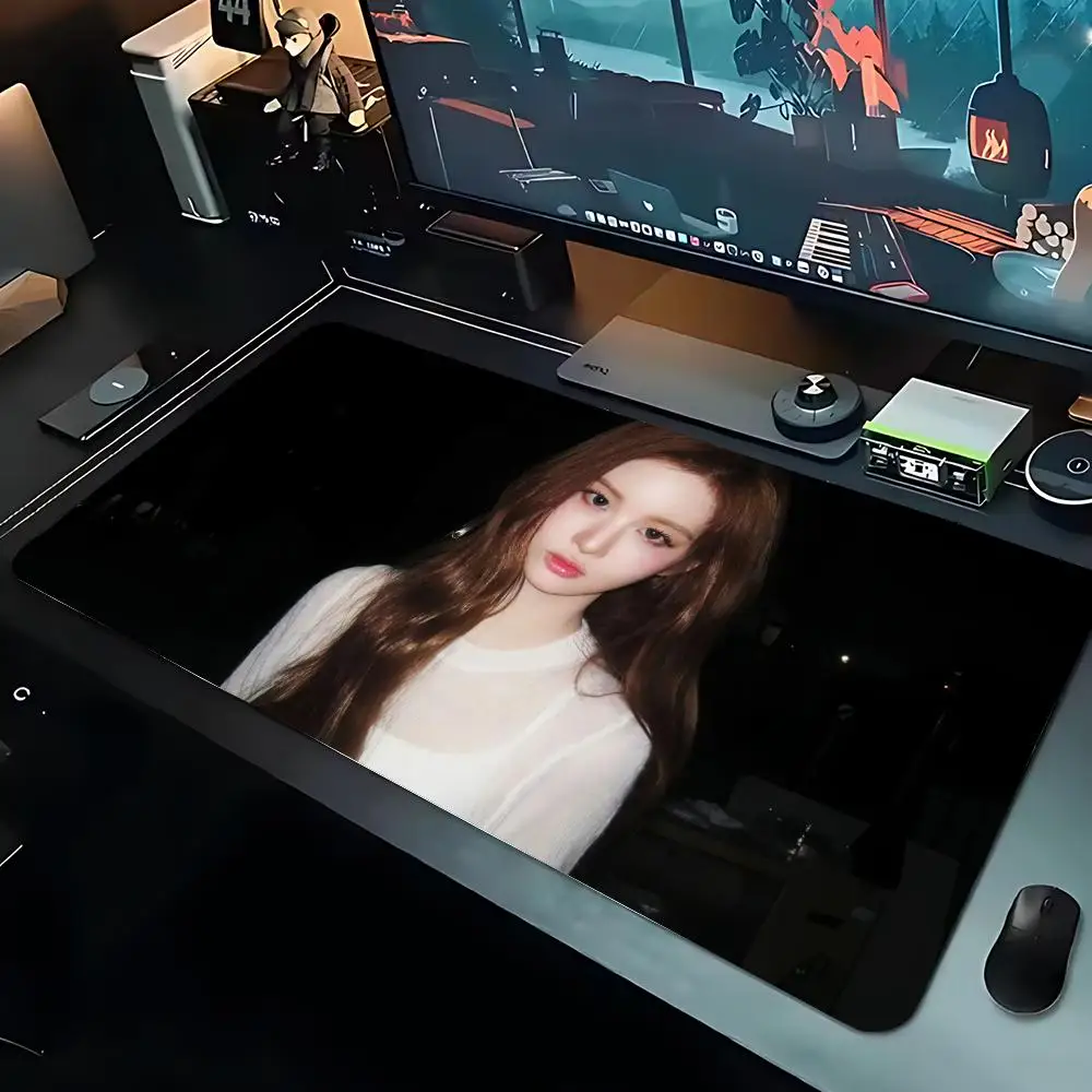 SULLYOON NMIXX Mouse Pad Large Playmat Gaming Customized Mat XXL Size Gamer Office Mousepad Logo Desk Mat