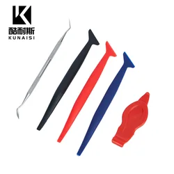 Car Stickers Hardness Wrap Vinyl Tools Micro Squeegee Scraper Car Micro Gasket Squeegee Car Film Wrapping Scraper Accessories