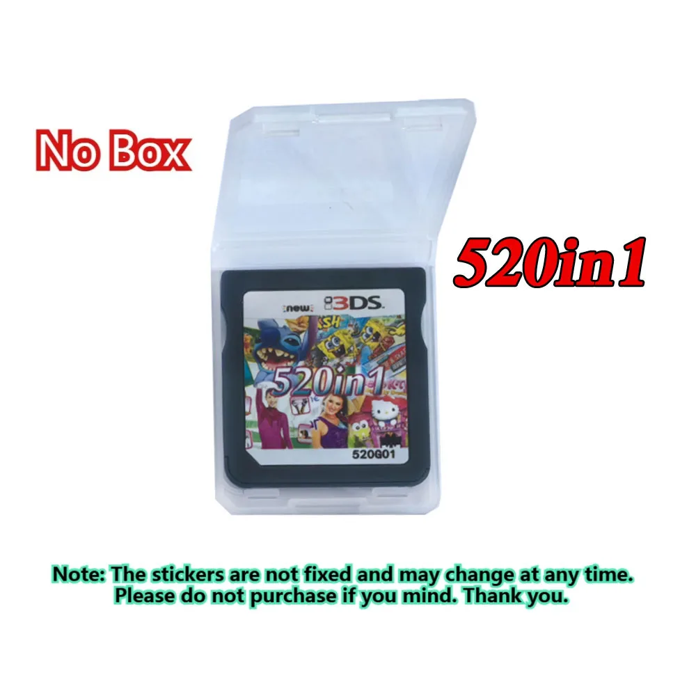 4300-in-1 Kompilation DS NDS 3DS 3DS NDSL Spielkassette Videospiel-Handheld-Player (R4-Karte) 23in1/208in1/280in1/482/486