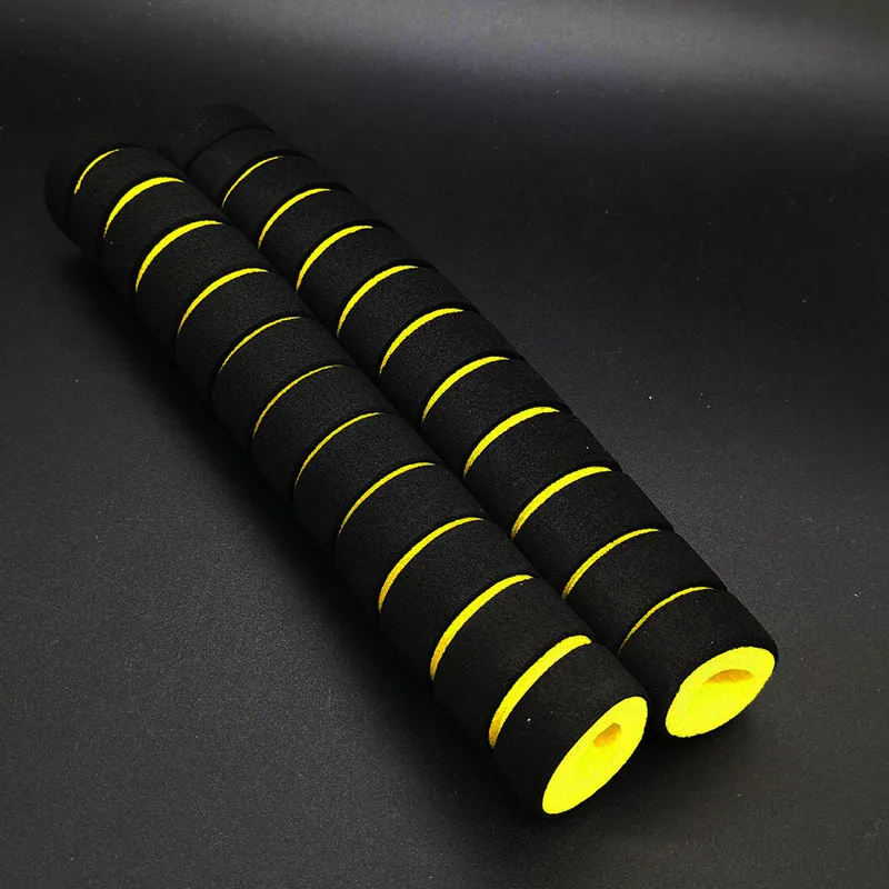 22cm Long Bicycle Grips 1 Pair Bike Racing Bicycle Motorcycle Handle Bar Foam Sponge Grip Cover Non-slip Soft Handlebar Bike Bar