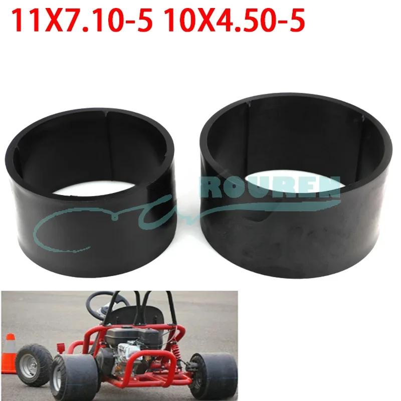 

Venue Competition Go Kart 10x4.50-5 11x7.10-5 Hot Plastic Wheels Replacement Tire Rim Street Scooter Karting Accessories Parts