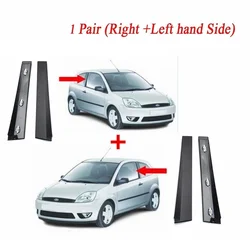 2X Model Front Door Moulding B-Pillar Trim For Ford Carnival Fiesta MK6 2001-2008 3 Door Replacement Exterior Parts Decorations