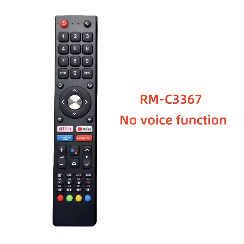 Replacement Remote Control For JVC LED LCD HD Android TV RM-C3362 RM-C3367 RM-C3407 LT-32N3115A LT-40N5115A LT-50N7115A