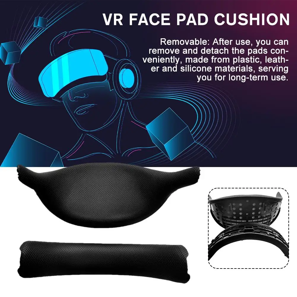 

Upgraded VR PU Cover-Mask& Face Cushion for PSVR Gen1 Breathable Face Padding, Sweatproof Refreshing Comfortable W6I0