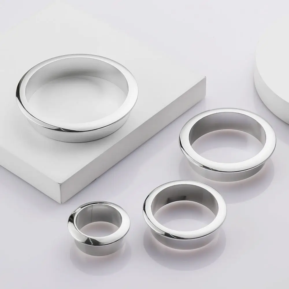 25-80MM Office Desk Cable Grommets Wire Hole Cover Computer Desk Outlet Port Wire Rack Organizer Furniture Hardware