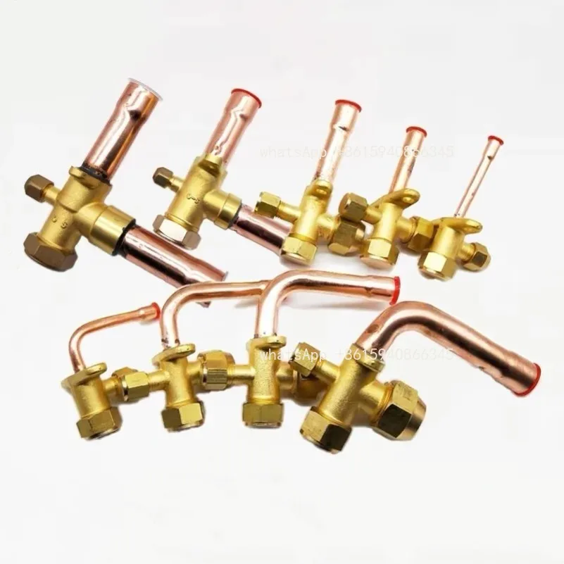 1PC 3 way 4 way service valve for Air conditioning fitting reverse high and low pressure air conditioner release valve