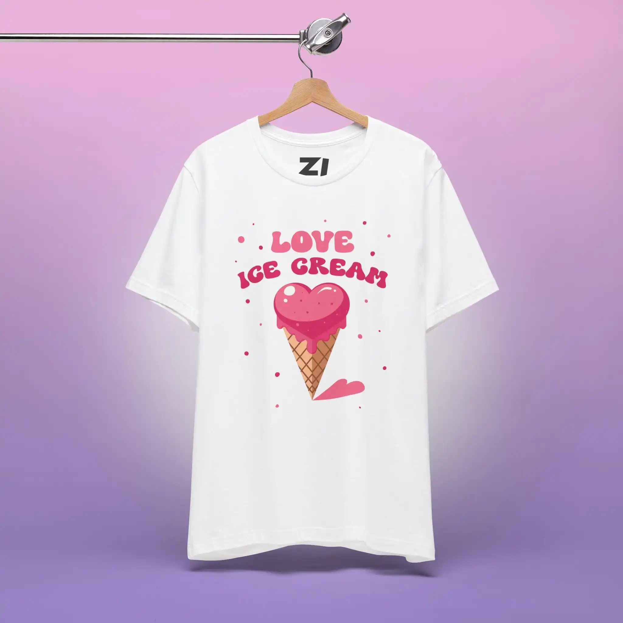 

Футболка Love Ice Cream Lover, уютная модная тенденция, Джерси