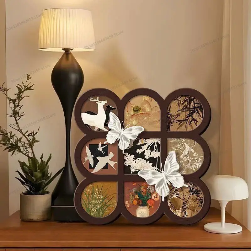For medieval style tabletop ornaments decorative paintings porch bedside table table retro art niche high-end painting