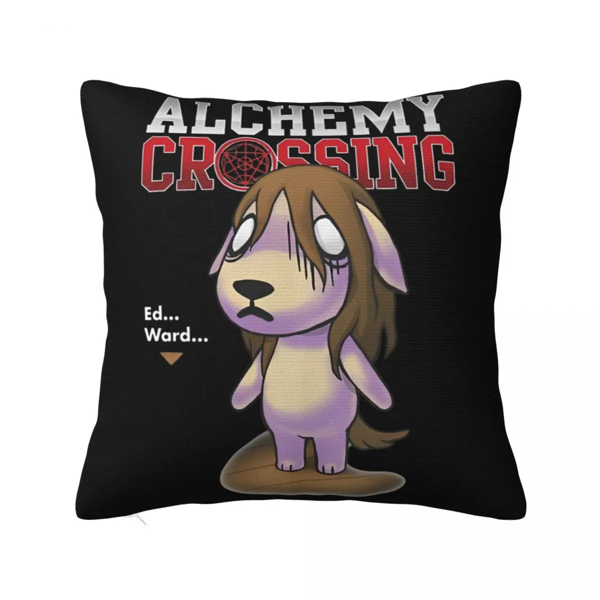 Fusion Fullmetal Alchemist Anime Pillowcase Printing Polyester Cushion Cover Decorative Nina and Dog Throw Pillow Case Cover