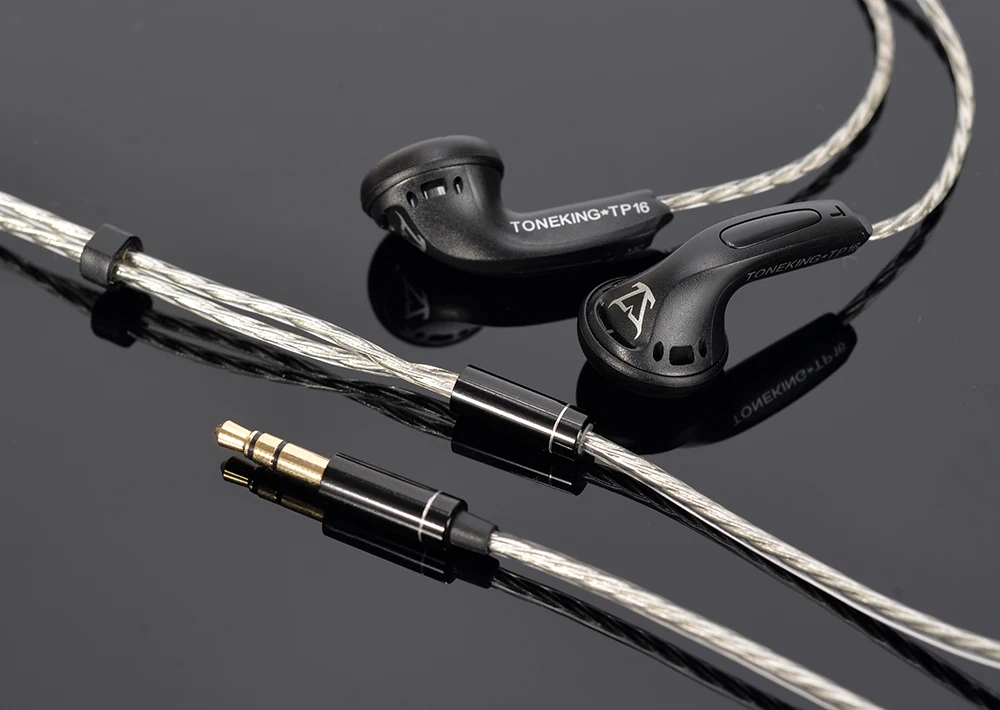 Toneking TP16 32ohm في الأذن سماعة سبيكة لحن HIFI باس شقة رئيس التوصيل Hifi الموسيقى DJ رصد ستيريو MP3 الهاتف سماعات الأذن