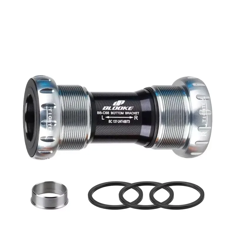 

24mm 22mm Ceramic Sealed Bearing Bottom Bracket Threaded Type For MTB Mountain Bike Bicycle Crankset Axis Component Accessory