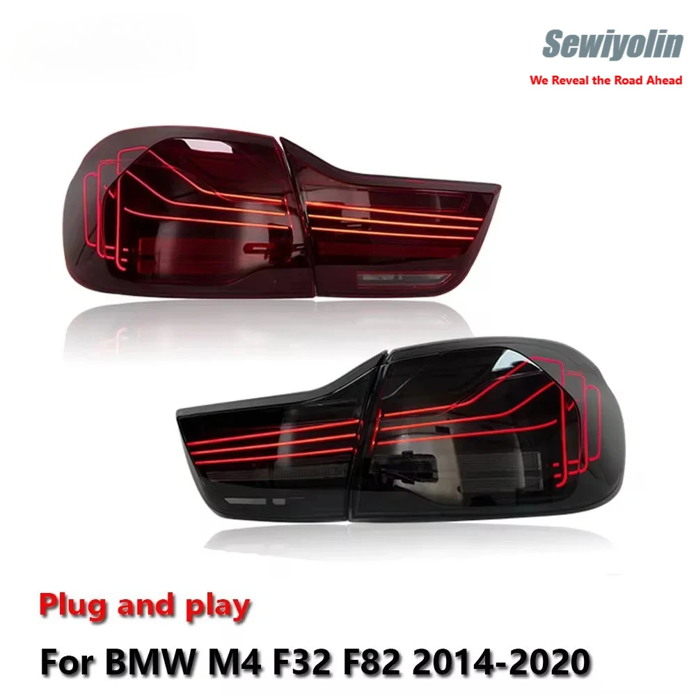 

Car LED Lamps Ail Light Parts For BMW M4 F32 F82 480i 2014-2020 Auto Rear Fog DRL Brake Turn Signal Lamp Plug And Play