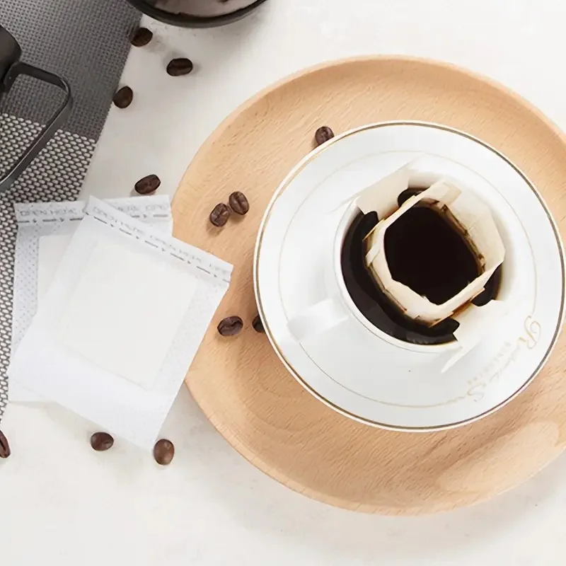 

25/50/100pcs Disposable Hanging Ear Espresso Coffee Accessories Tea Tool Coffee Filter Paper Bags Portable Coffee Filter