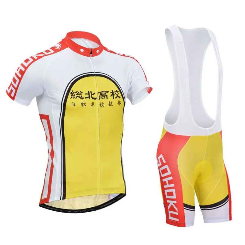 

Yowamushi Pedal sohoku Men Pro Cycling Jersey Team Japan Mtb Clothing Short Maillot Ciclismo Sportwear Bike wear Clothes