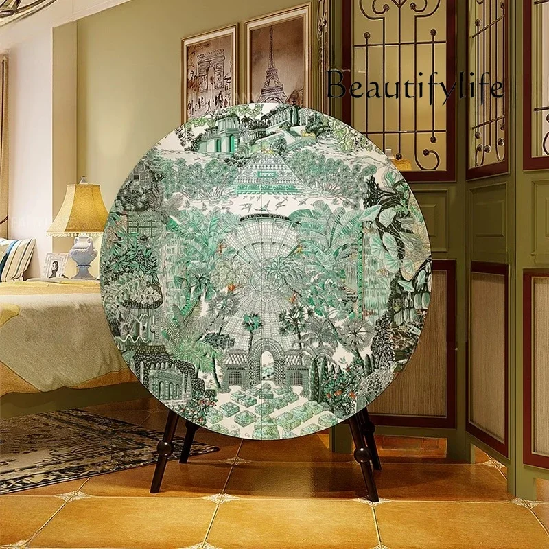 

Edge cabinet integrated against the wall Household solid wood tea Aisle entrance cabinet Decorative wine cabinet