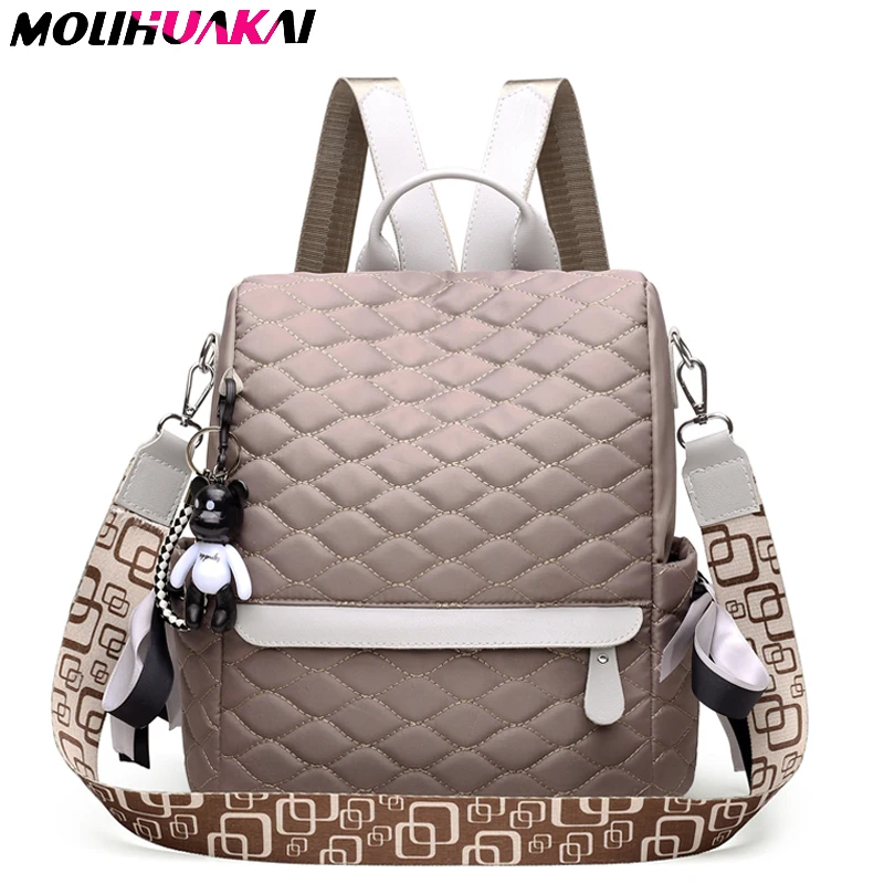 2023 New Waterproof Oxford Cloth Women Backpack Designer Light Travel Backpack Fashion School Bags borse a tracolla Casual Lides