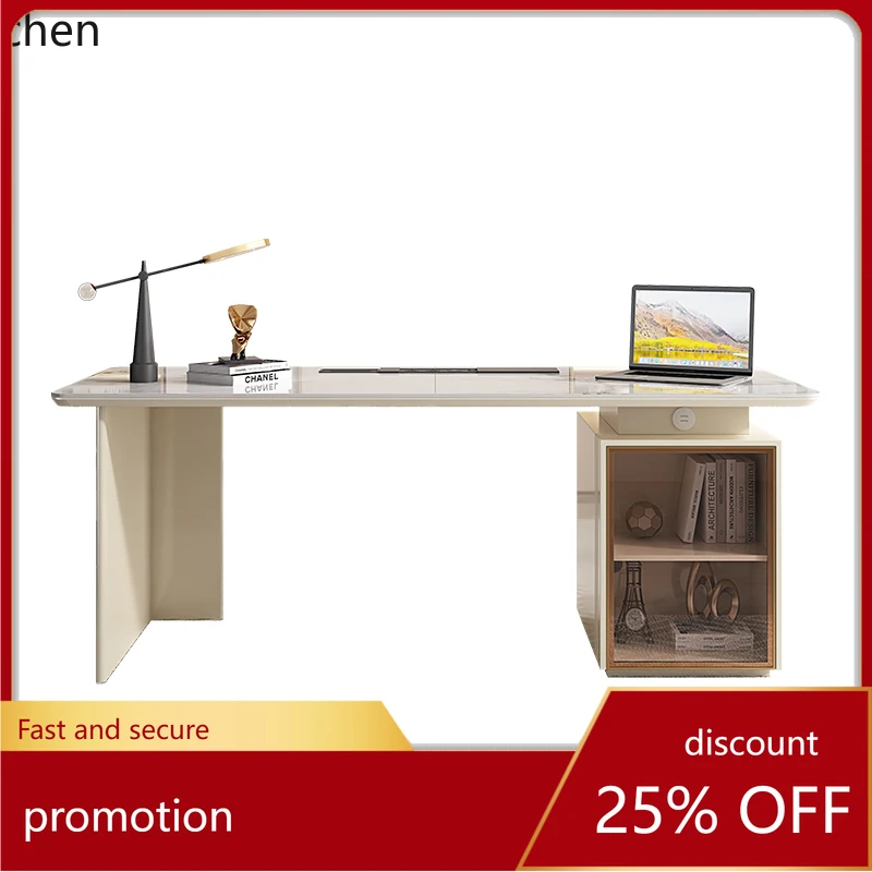 

HT Solid wood light luxury corner desk designer high-end simple office computer desk
