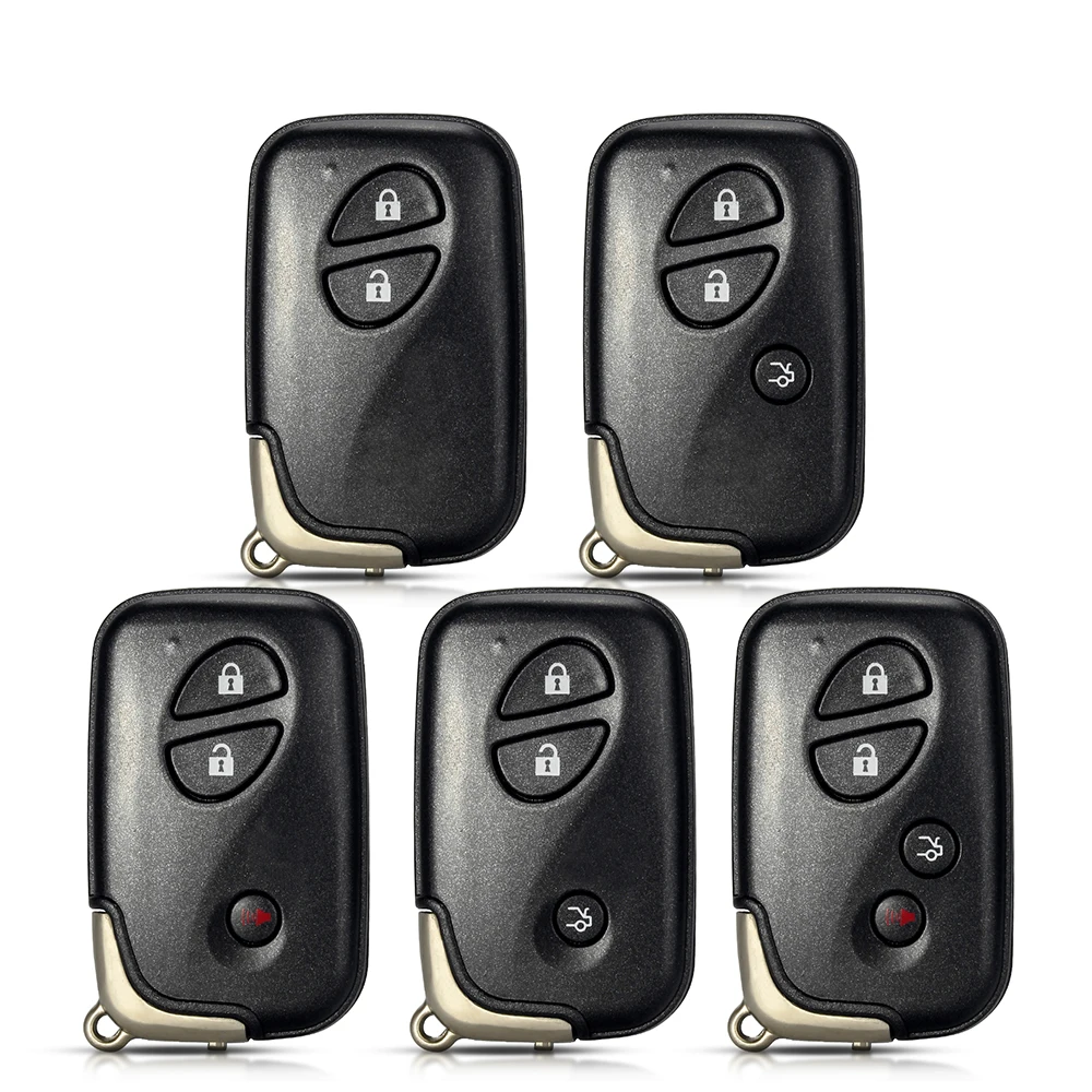 KEYYOU for Lexus IS250 IS300C RX270 GX460 ES240 ES350 LS460 GS300 450h 460h Replacement Car Key Fob Case Shell Housing