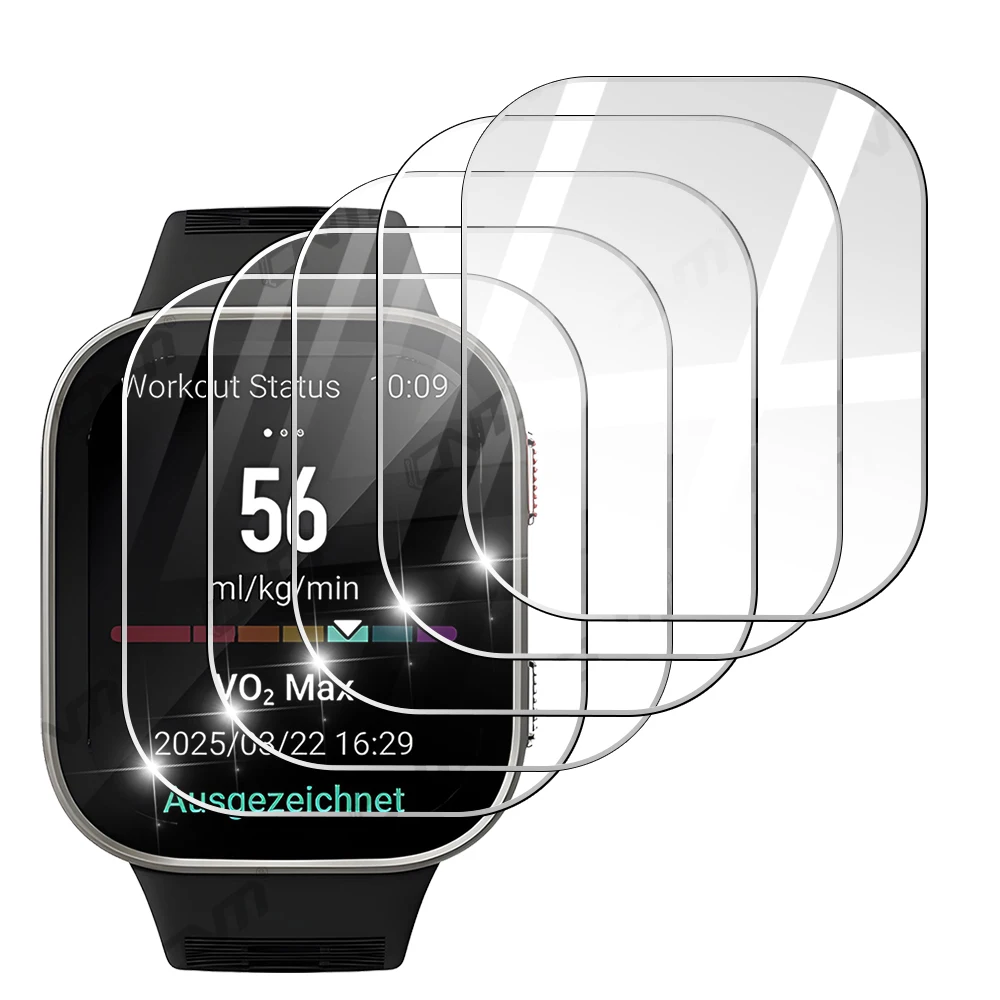 9H Tempered Glass for Amazfit Bip Max , Screen Protector Durable HD Clear Anti-scratch Protection Film for Bip Max Accessories