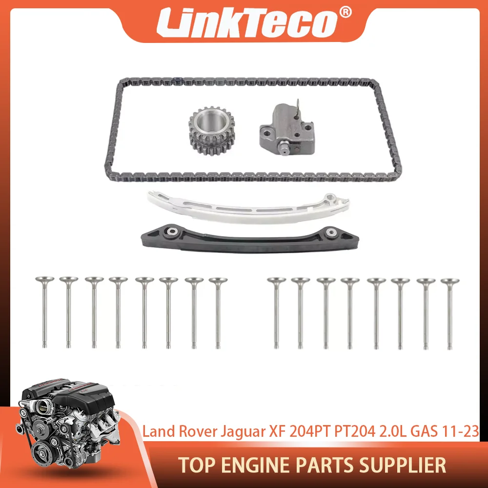 

Timing Chain Kit For Intake & Exhaust Valve Land Rover Discovery Sport Jaguar XE XF XJ E-PACE F-PACE 204PT PT204 2.0L GAS 11-23