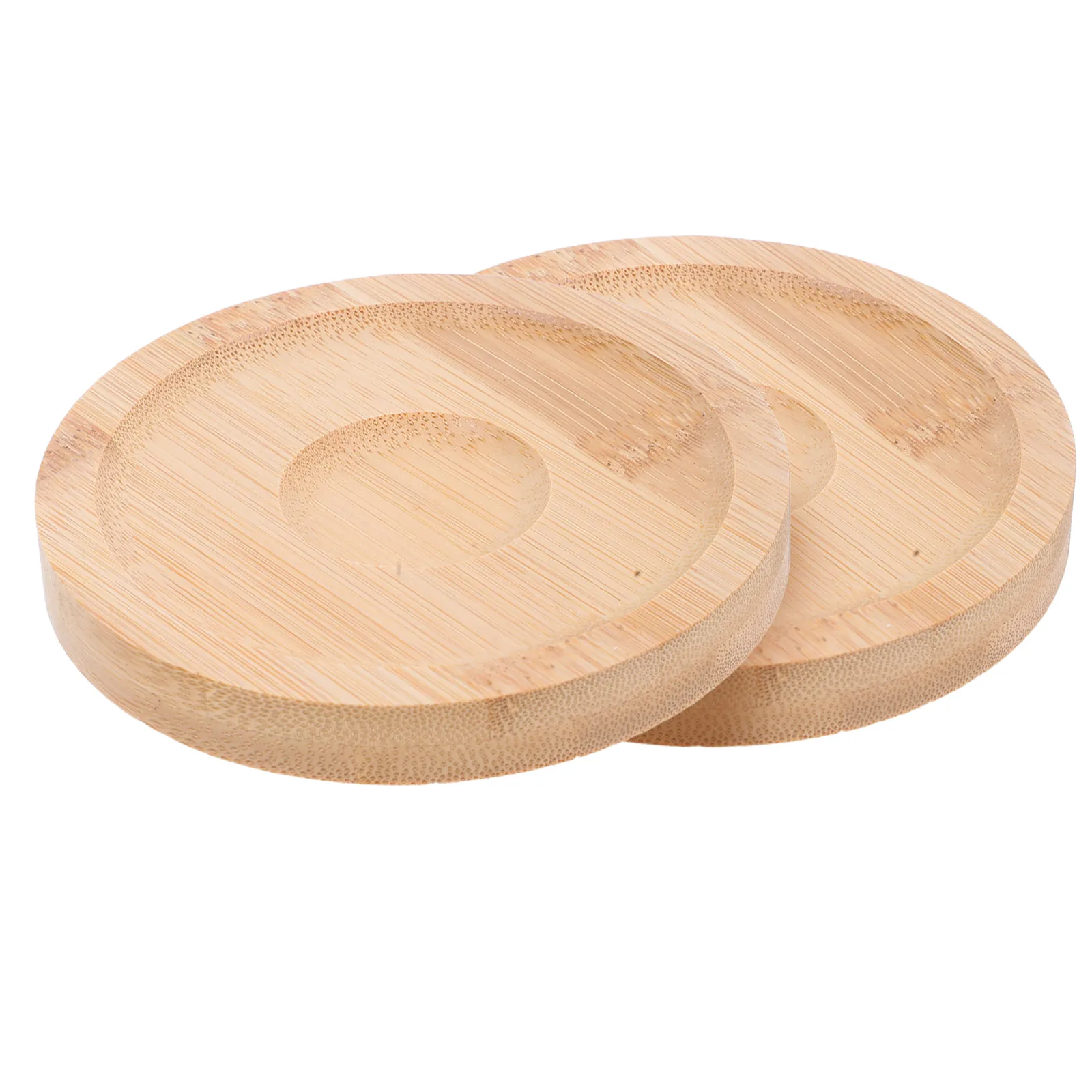 

2pcs Bamboo Round Glass Drink Mat Cup Pad Coffee Tea Beer Household Anti Skid Reusable Coaster Set Farmhouse Style Wine Bottle