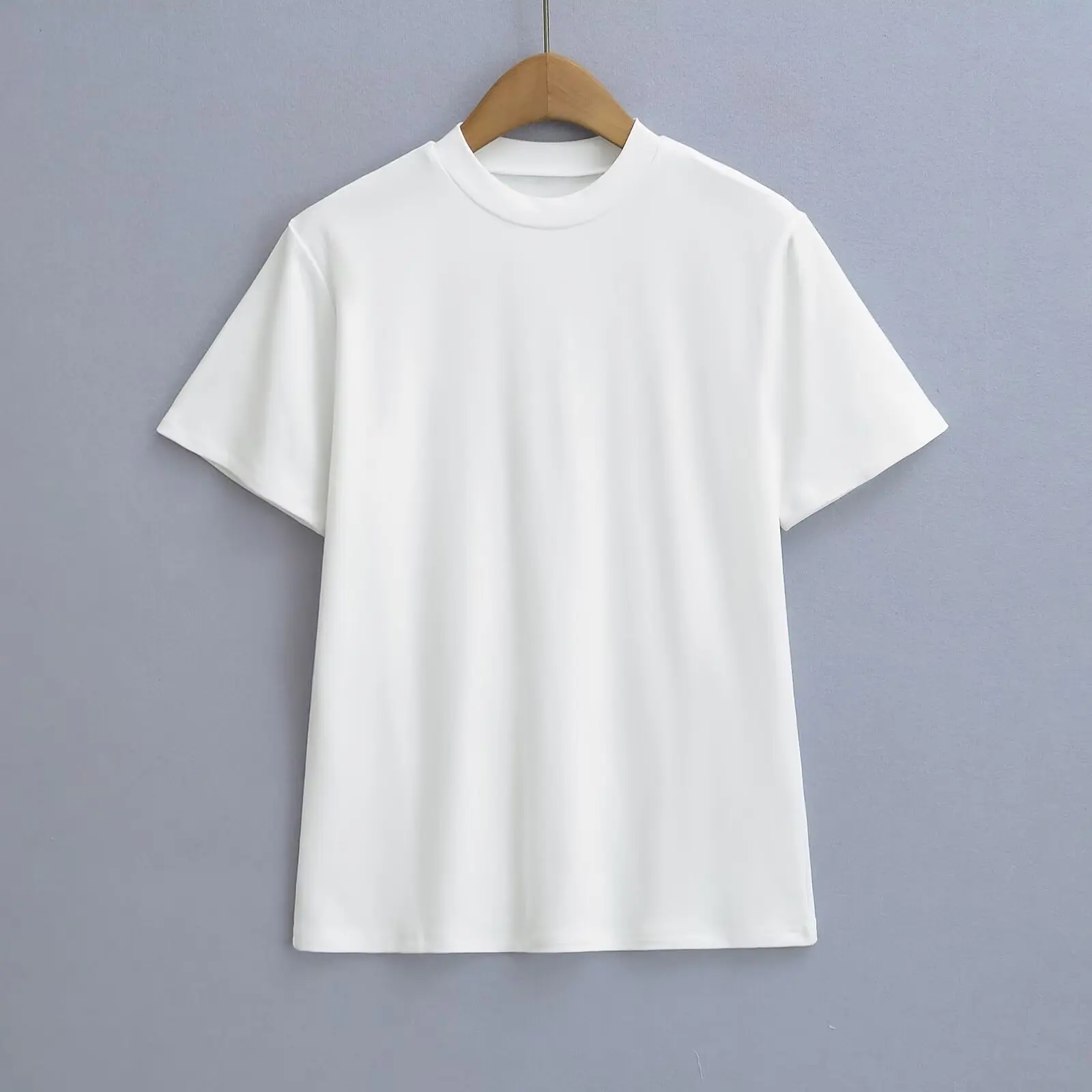 Retro Sle Loose Fit Straight Leg ort Sve round Ne T-irt for Women Summer Casual Boyfriend Sle Top Quali Fabric