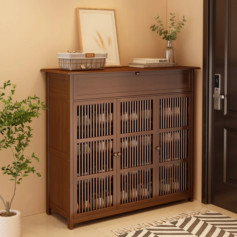 

Дышащая бамбуковая обувная стойка для квартир