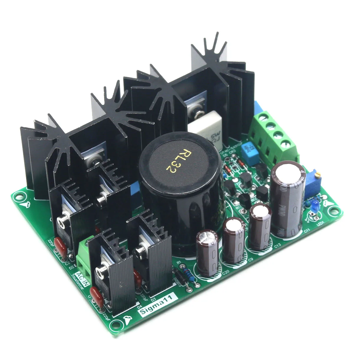 Zmontowany HiFi liniowy zasilacz regulowany Sigma11 DC3.3V-DC24V do urządzeń DAC/słuchawkowych