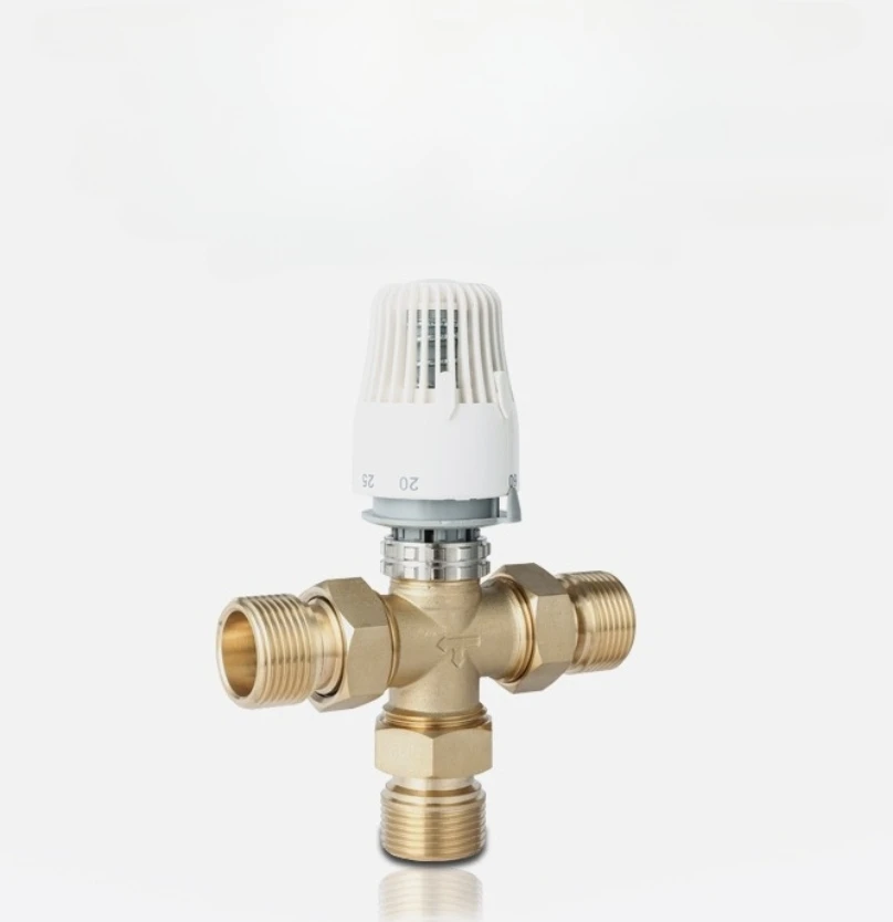 

Трехходовой тройник с внешним датчиком температуры, термостатический клапан, 1-дюймовый гидравлический переключающий клапан для подогрева пола