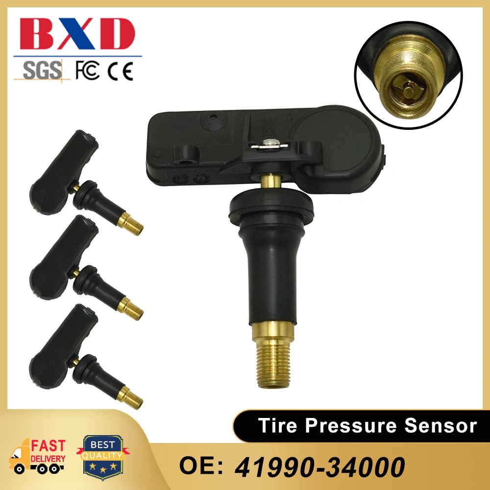 

1/4PCS 433MHz Tire Pressure Sensor 41990-34000 4199034000 For Ssangyong Actyon II Korando Kyron Rexton Rodius Nomad