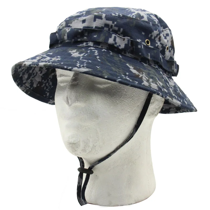 English Version Of Short Brimmed Benny Hat, Geely Tactical Camouflage Narrow Brimmed Round Brimmed Hat, Battle Training Hat