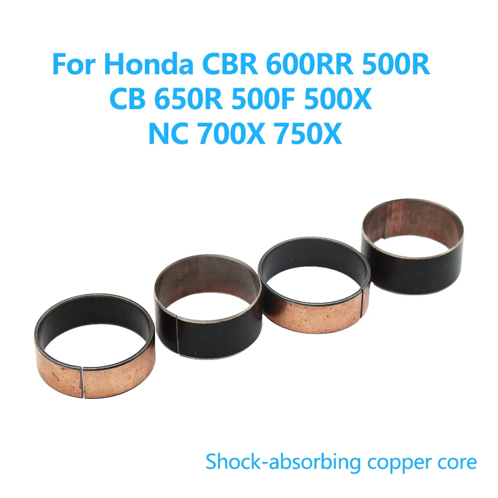

Front Fork Bushings External Guide Rails Shock Absorption Up Down For Honda CBR 600RR 500R CB 650R 500F 500X NC 700X 750X