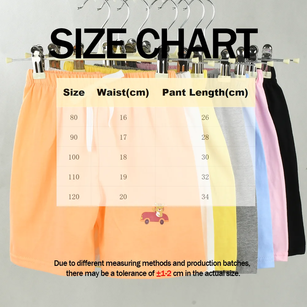 Baby Boys Girls Short Pants Summer Children Kids Candy Color Cotton Breathable Sports Beach Loose Trousers Toddler Clothing 1-4Y
