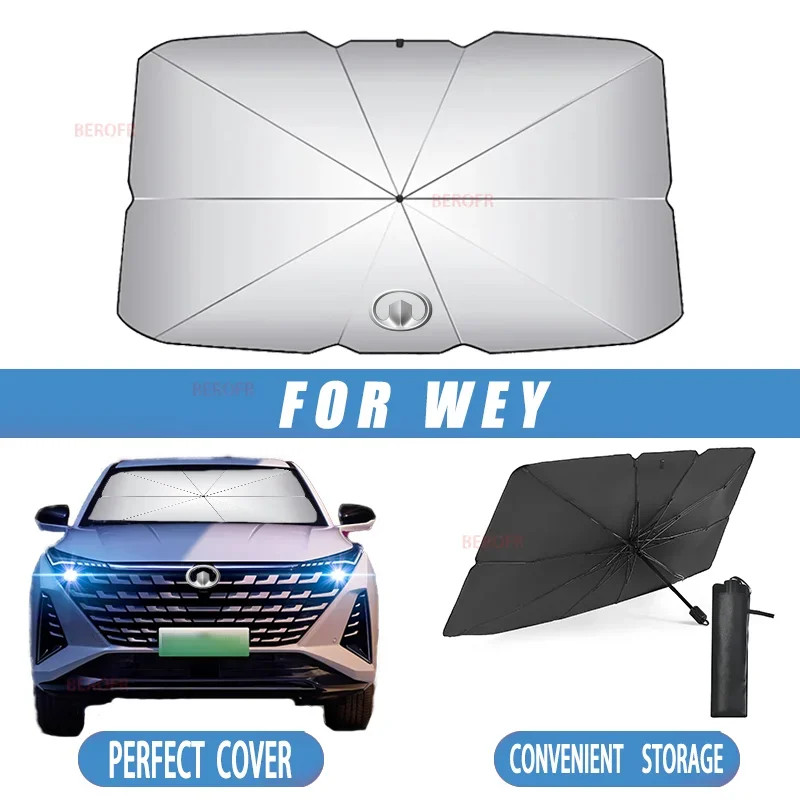 Солнцезащитный зонт для лобового стекла автомобиля, простая установка, легкий магазин для WEY DHT VV7 P8