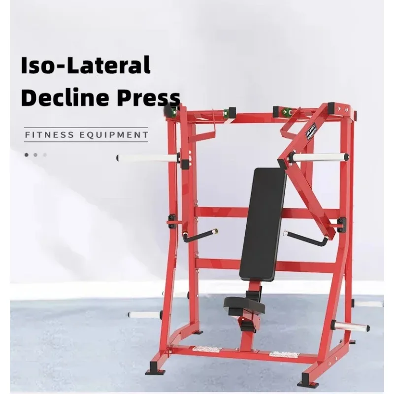 Chest Press Gym Machine Fitness Equipment Body Building Plate Loaded Iso-lateral Decline Muscle Stimulator Strength Training