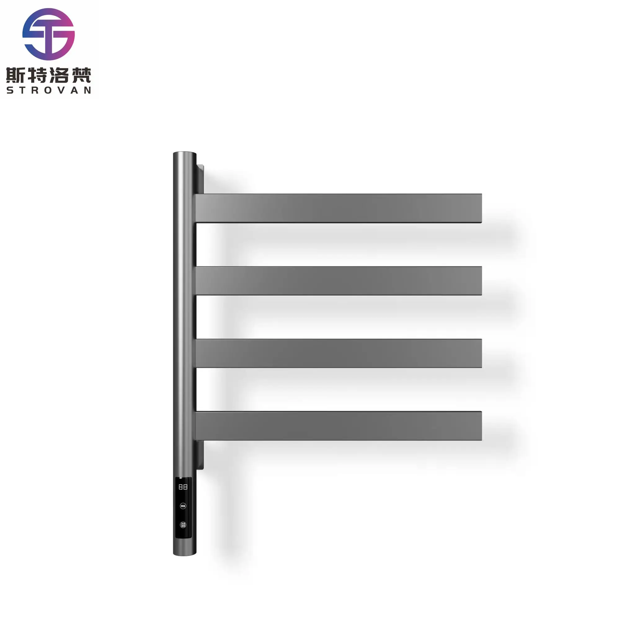 

Rotary Electric Heated Towel Rack, Towel Drying Rack, Bath Towel Heater