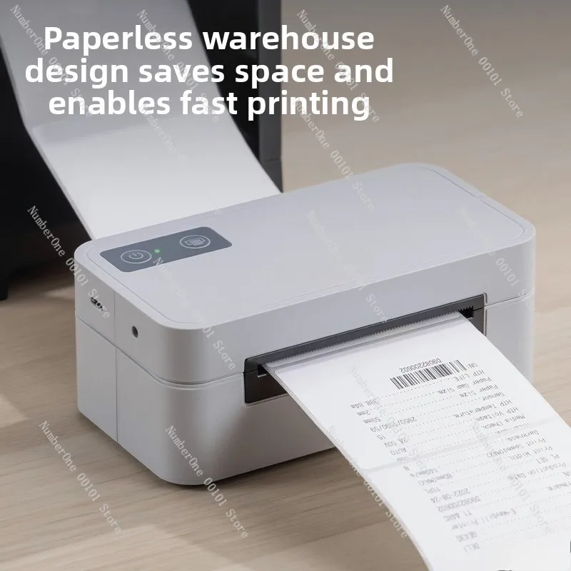 GE430 barcode printer | Thermal clothing label sticker | Self-adhesive express slip