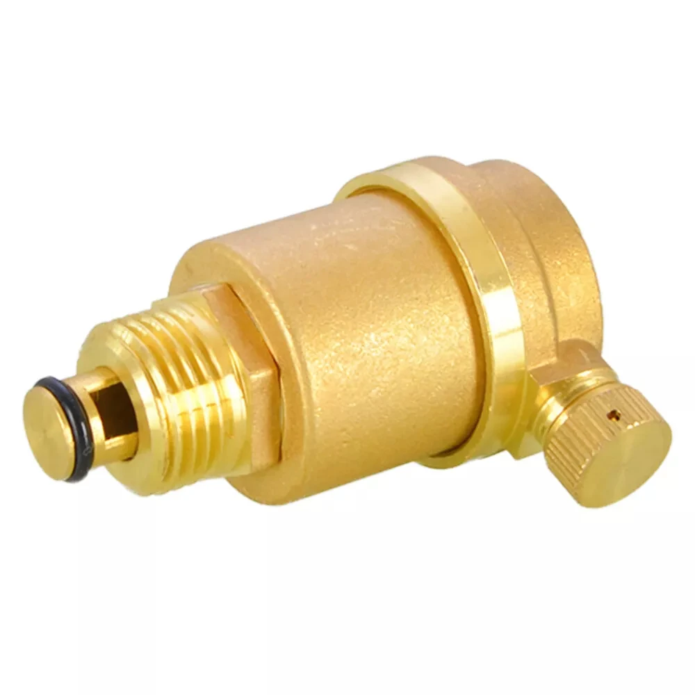 النحاس 1/2 "3/4" 1 "BSPT التلقائي تنفيس الهواء النازف زجاجة صمام ذكر الموضوع ل سخان المياه بالطاقة الشمسية أدوات قيمة تخفيف الضغط