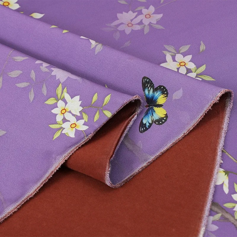 Essigsäure bedruckter Stoff, Herbst- und Winter-Cheongsam-Mantel, mit Baumwolle gepolstert, hochwertig, verdickt