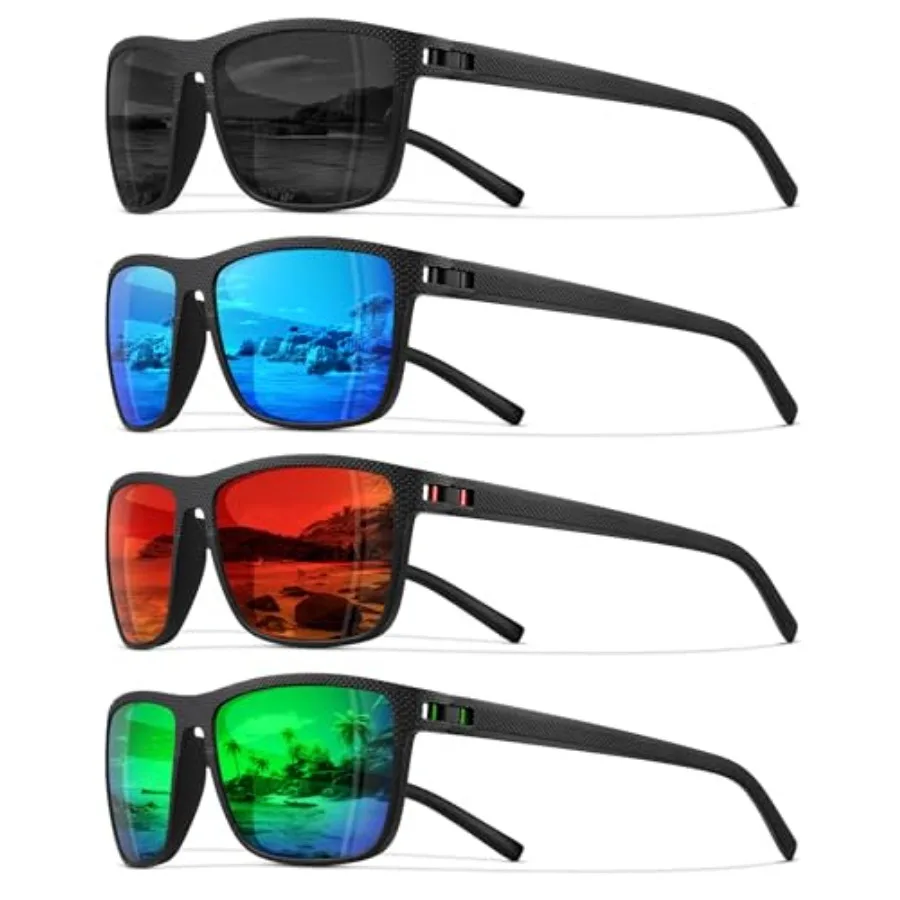 

STORYCOAST Polarized Sunglasses for Men Women Classic Square Sports Fishing Running Golf Sun Glasses UV Protection